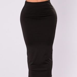 Black skirt